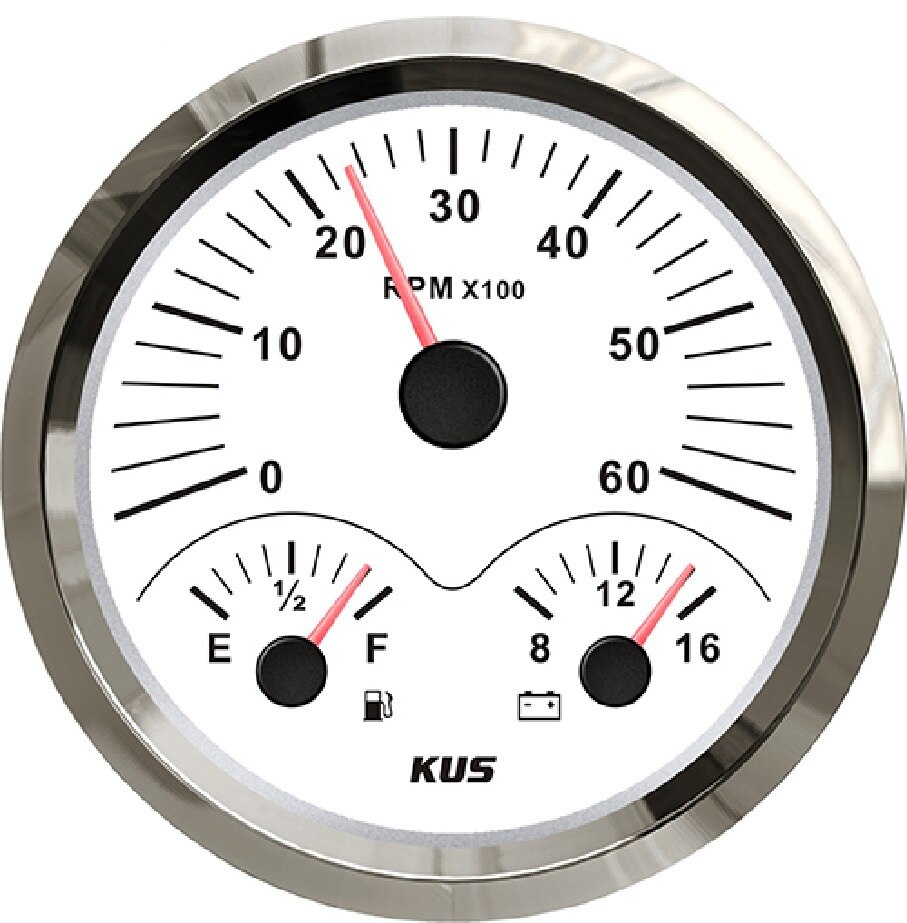 KUS 3 in 1 Multifunction Gauge Tachometer, fule Le... – Grandado