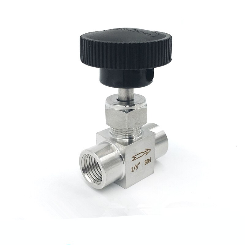 1/8" 1/4" 3/8" 1/2" BSP Equal female Thread SS 304 Stainless Steel Flow Control shut off Needle Valve Stop Valve Internal Thread
