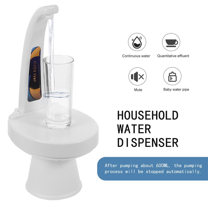 1 Set Gravity Sensor Water Dispenser Pump USB Charging Barrelled Water Pump