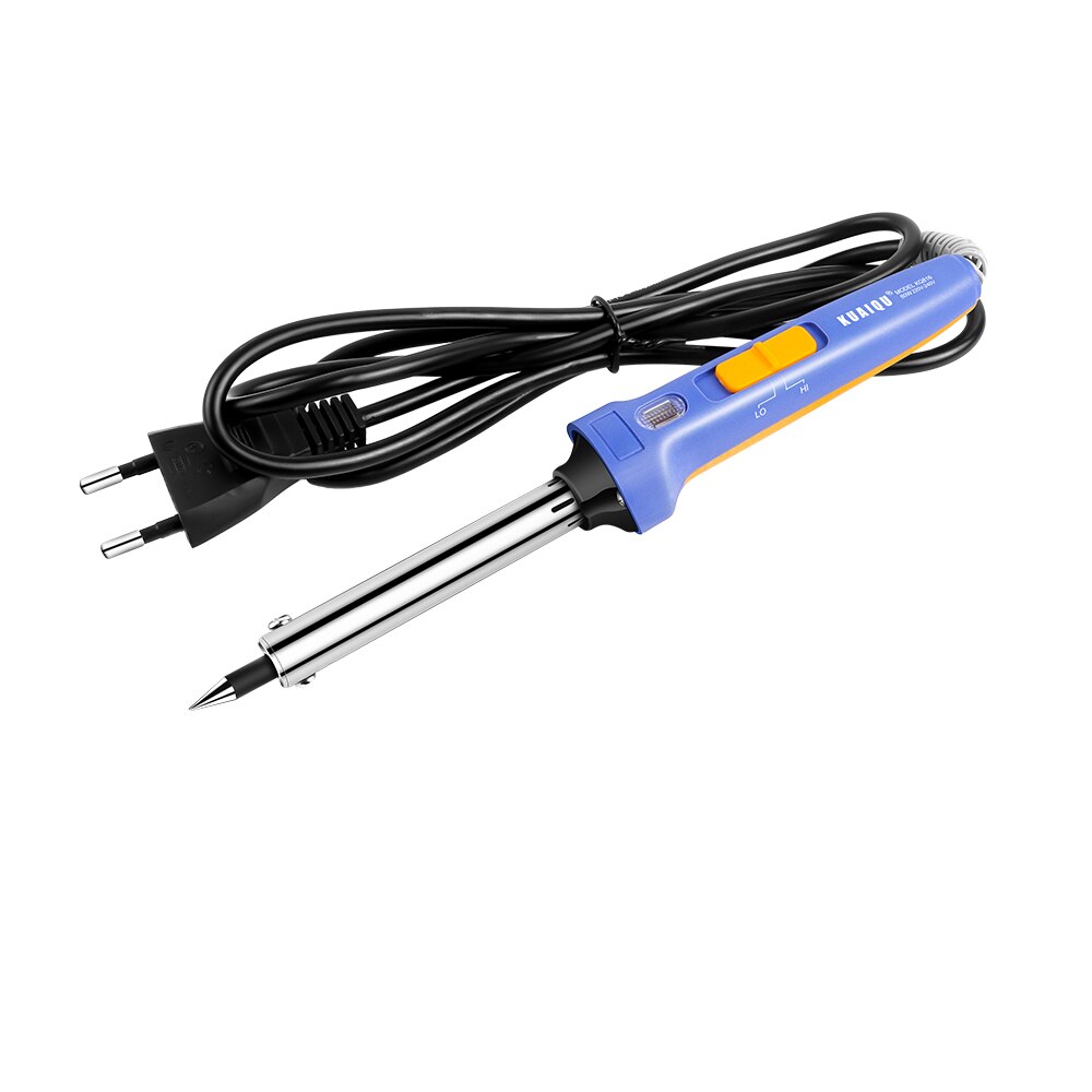 60W Dual Power Electric Soldering Iron Temperature Adjustable Repair Welding Tool Ceramic Heater Soldering Tin Wire Tweezers: Dual power 60W