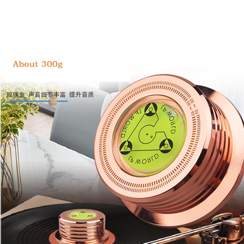 3- in- 1 -plattenklemmung aus aluminiumlegierung zur stabilisierung und zum ausbalancieren von schallplatten für plattenspieler und phonographen