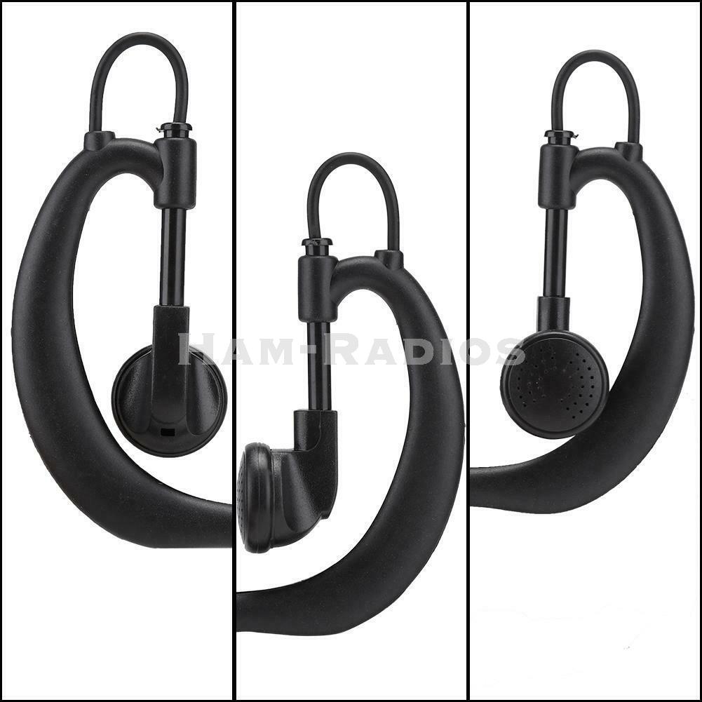 YiNiTONE talkie-walkie écouteur peut accorder volume g-forme écouteur PTTHeadsetfor Baofeng Kenwood TYTRadio