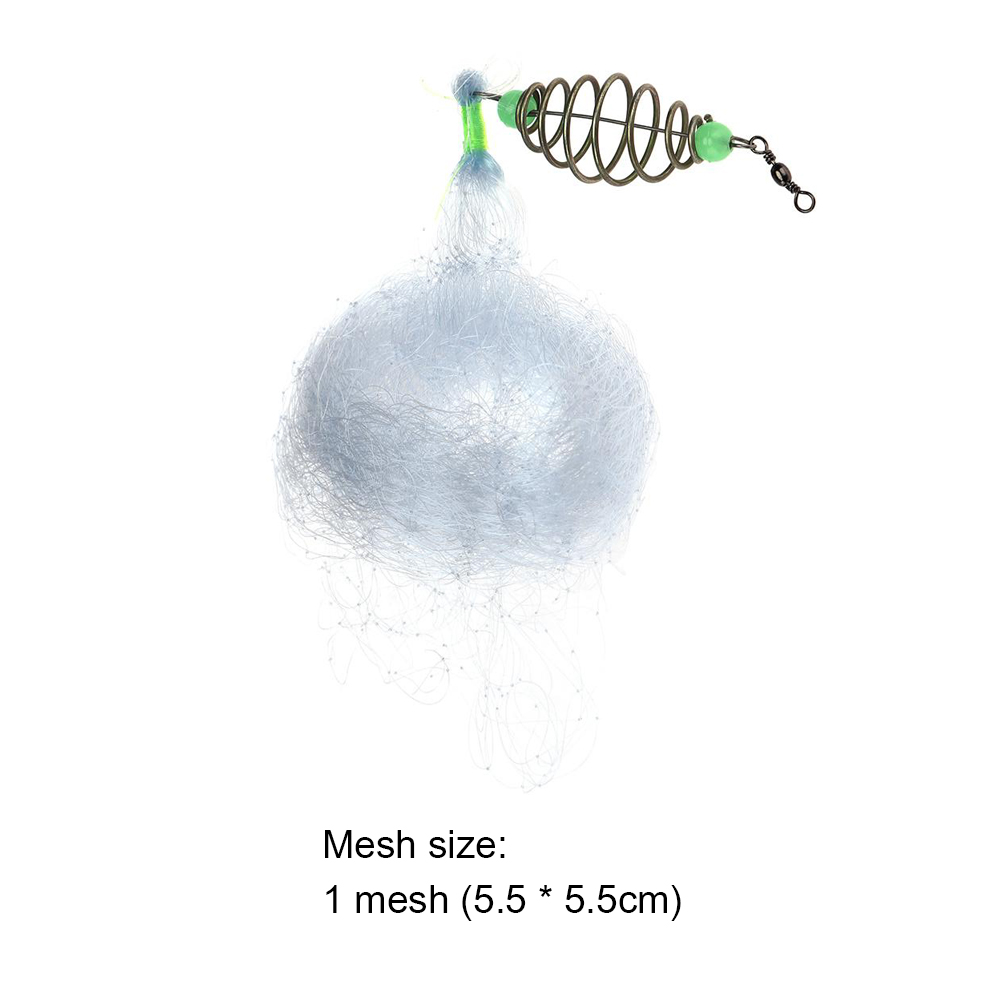 Fishing Net Trap Mesh Luminous Netting Fishnet Tackle Copper Spring Shoal Cast Gill Nets For Fishing Traps