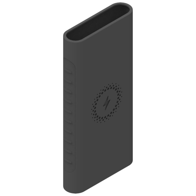 Funda protectora de silicona blanda para xiaomi, funda protectora de silicona suave para PowerBank de mAh, PLM11ZM, PLM13ZM, novedad de 10000, 1 Uds.: Negro