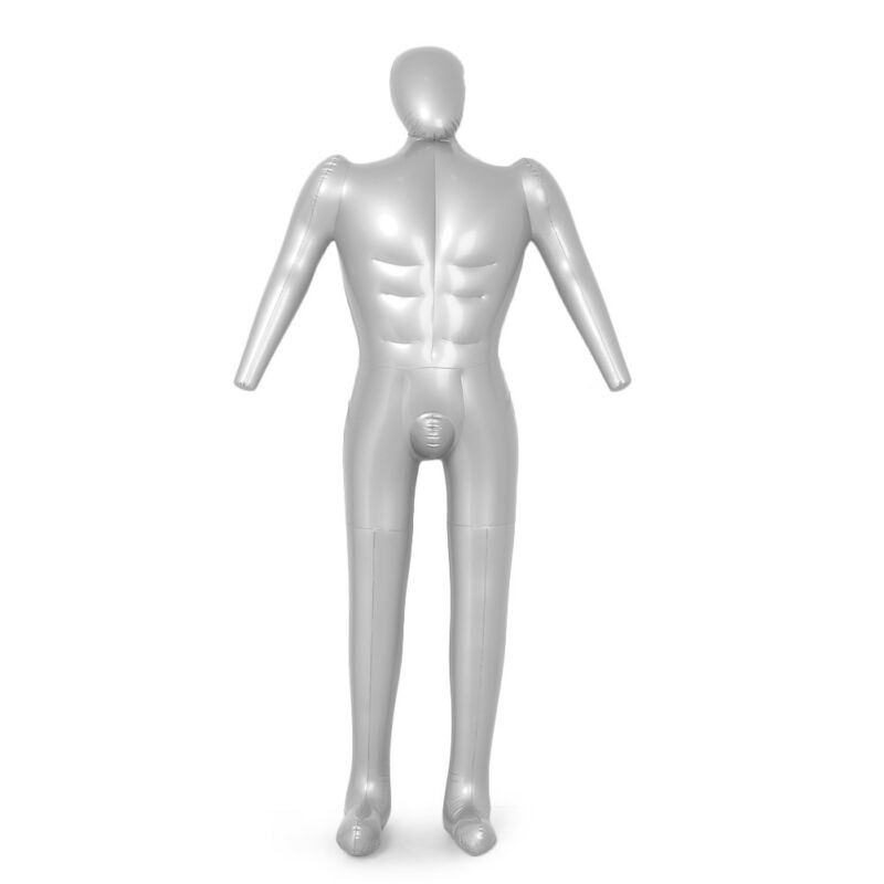 168cm Man Full Body Inflatable Mannequin Male Dummy Torso Tailor Clothes Model Display PVC 168cm Men's Full Body Model