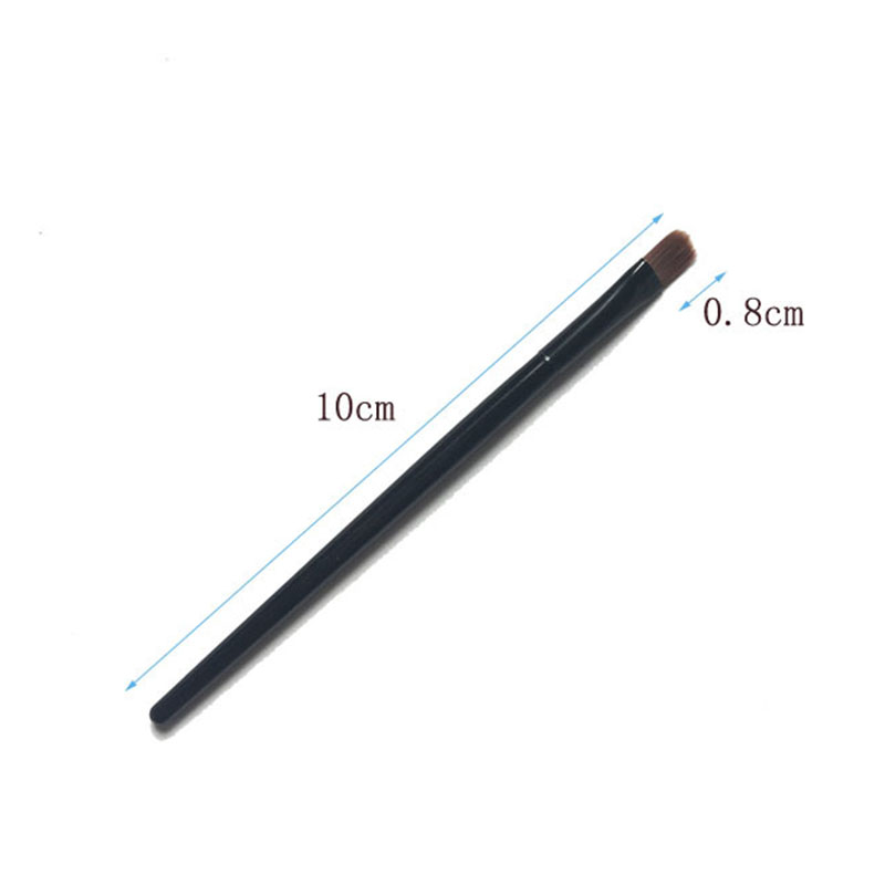 Pincel redondo para maquillaje, accesorio de belleza para labios, cejas, sombra de ojos, corrector, accesorios de maquillaje