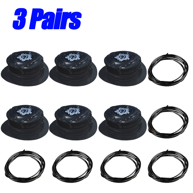 5 paar Metalen Draad Swivel Automatische Gesp Touw Sneaker Schoenveters Voor Kinderen & Volwassen Geen Stropdas Veters Quick Lock Shoestrings Sneakers: Deep Blue