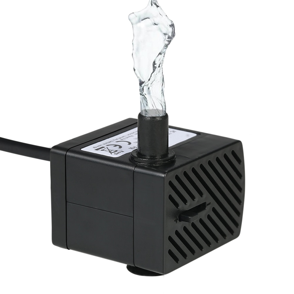 Aquarium Water Pump 220V Ultra Quiet Submersible Water Pump Filter Fish 2/2.5/4W Pond Fountain Aquarium Tank 150/180/280L/H