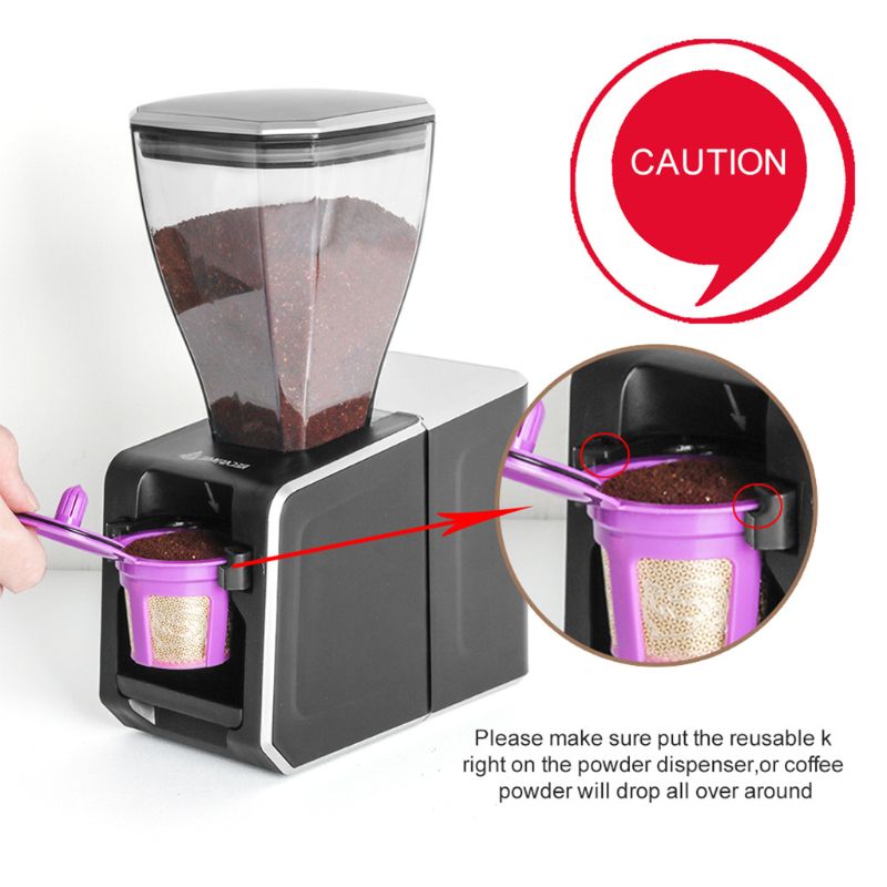Semi-automatic coffee filling machine Keurig K Cup matching storage and filling machine and Brand