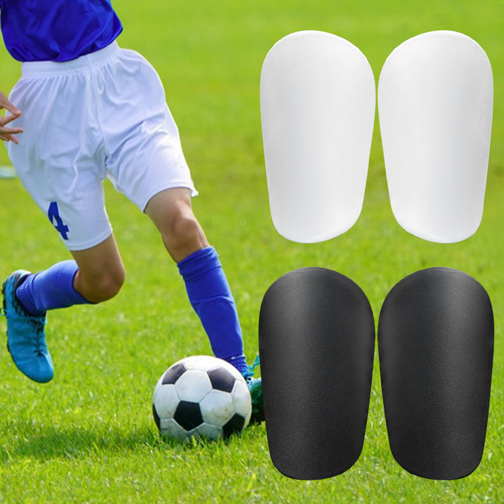 1 paio di mini parastinchi da calcio, resistenti tutto'usura, ammortizzanti, protezioni per le gambe, leggere e portatili, per allenamento di calcio