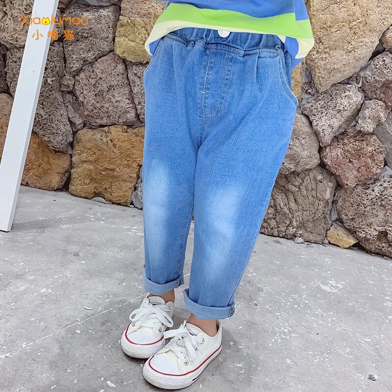 .baby dreng jeans bukser børn denim jeans til børn piger jeans med huller efterår nyhed tøj til spædbarn piger tiktok tøj