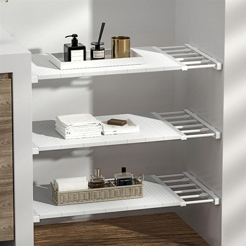 Closets Shelf Divider Adjustable Storage Rack Shelf Organizer for Home Bedroom