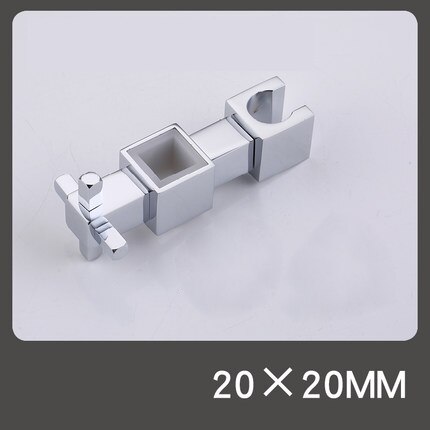 Shower Accessories Replacement Hand Held Shower Bracket for Slider Height &Angle Adjustable Sprayer Holder on Slide Bar: Chrome