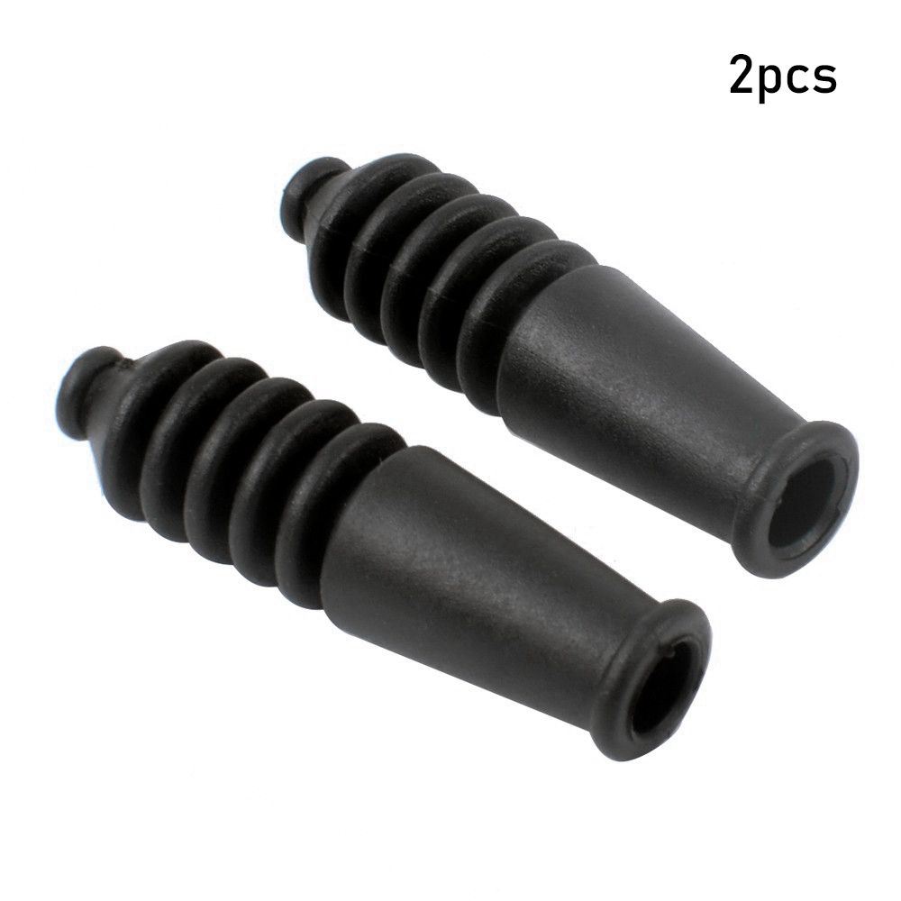 2sets MTB Mountain Bike V Brake Noodles Cable Guide Bend Tube Pipe Sleeves Protector Hose Brake Noodle and Boot Set Bicycle Part: WHITE