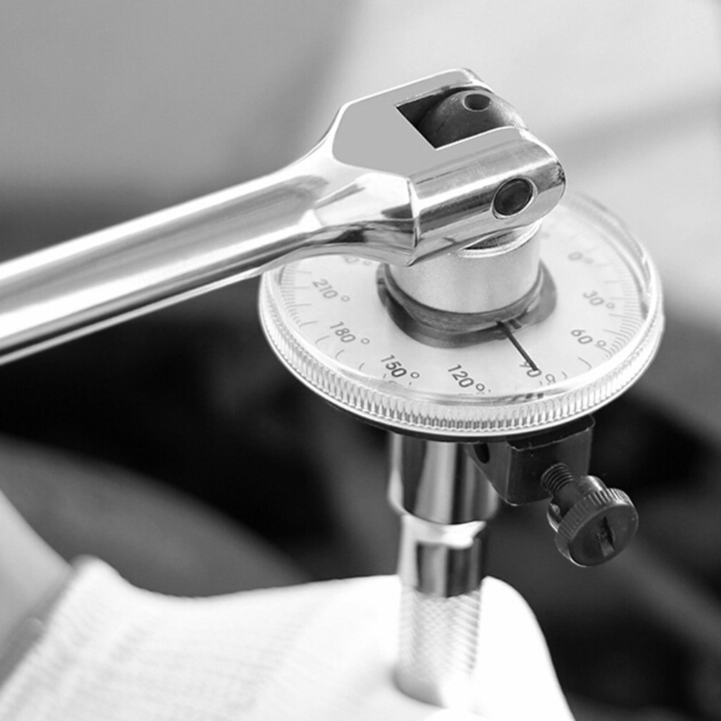 1/2 Inch Adjustable Drive Torque Angle Gauge Auto Garage Tool Set For Hand Tools Wrench At2136