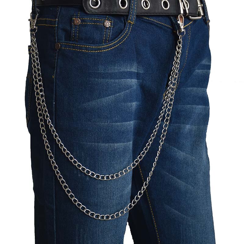 Straße Big Ring Anhänger Schlüssel Kette Rock Punk Hose Hipster Schlüssel Ketten Hose Jean Keychain HipHop Portachiavi Kpop Zubehör: 05