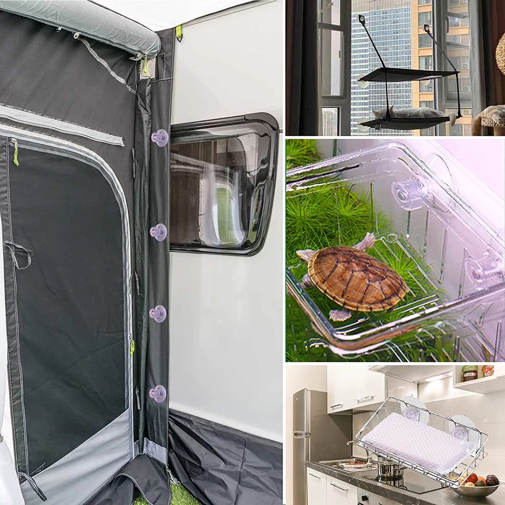20× hoch-Griff Markise Saugnapf Befestigungspads Wohnwagen Wohnmobil Organizer Wohnmobil Saugnapf Anker Sicherungshaken Wohnmobil Zubehör