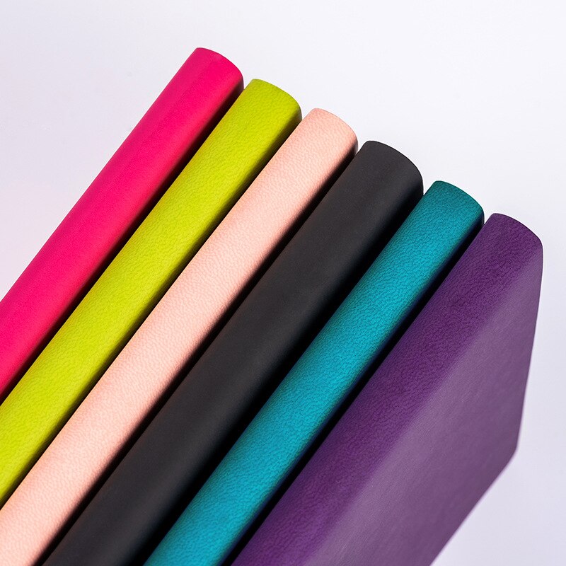 A5/A6 Soft Surface Cute Notebook 100 And Simple Notes With Rainbow Edges Thick Leather Diary Office Stationery