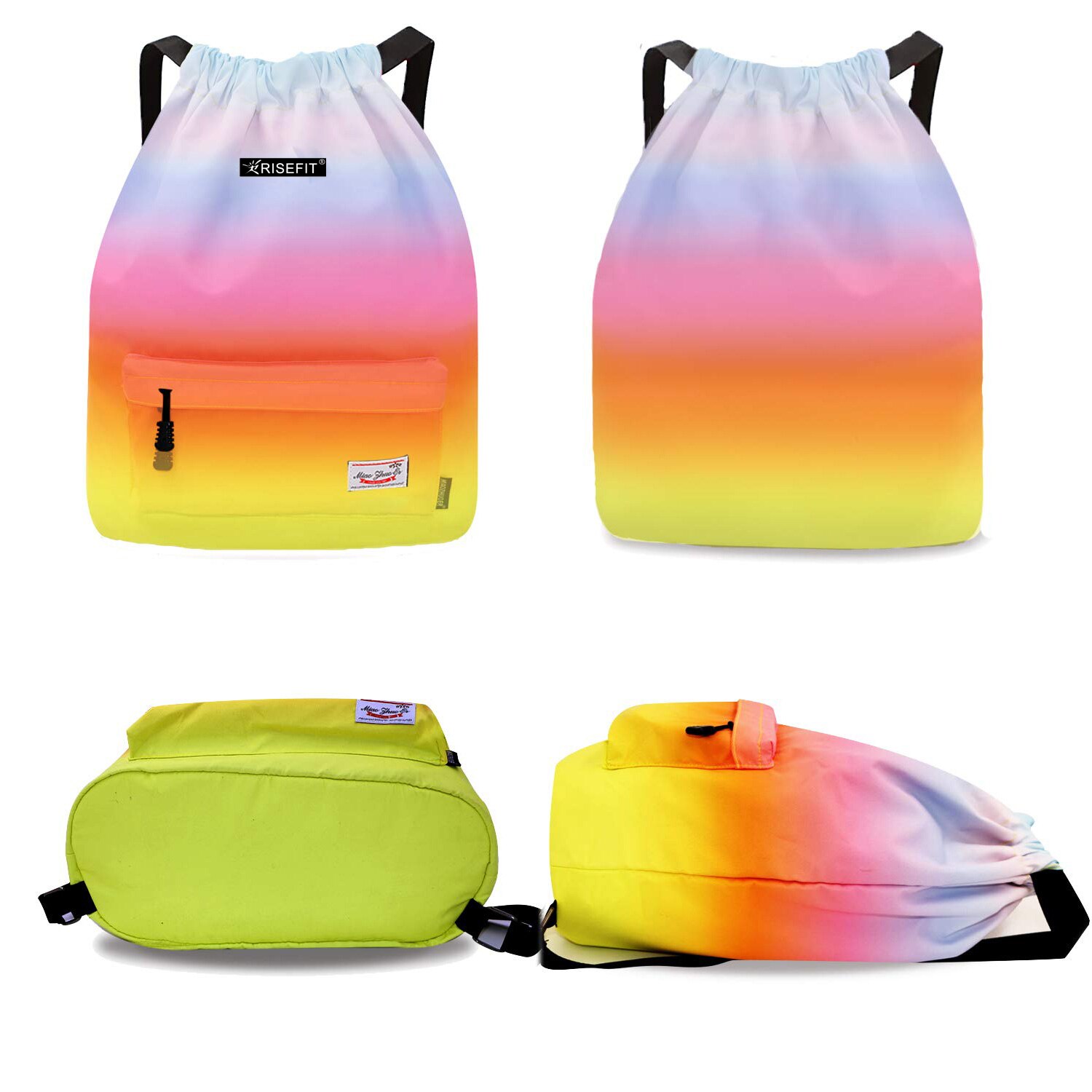 Tasche Sommer Wasserdichte Sporttasche Sporttasche Reise Kordelzug Tasche Outdoor Tasche Rucksack für Training Schwimmen Fitness Taschen Softback