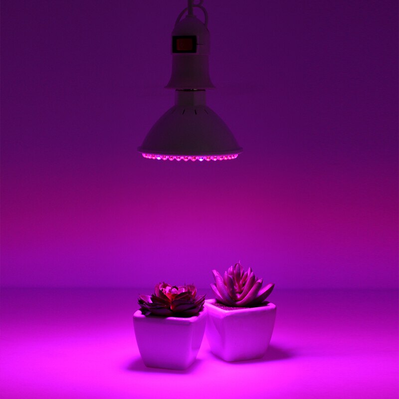 2M/lot Led plant growth fill light with line switch screw lamp head led plant lamp flower vegetable fleshy nursery lamp E11368
