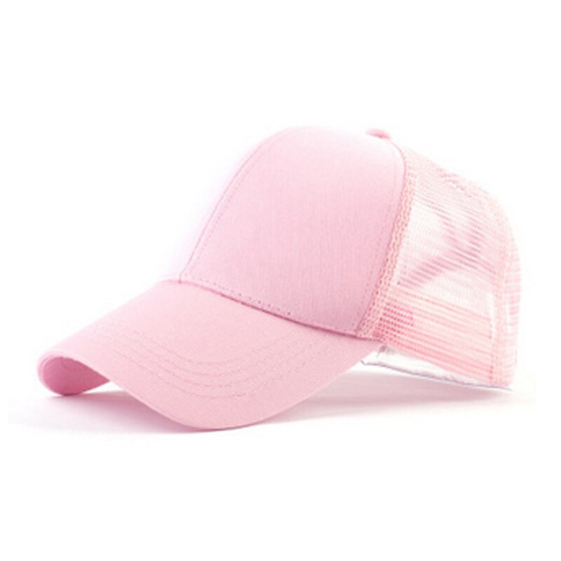 Gorras de tenis para mujer, Cierre trasero, malla deportiva, color blanco/Rosa/negro/gris/caqui: Default Title