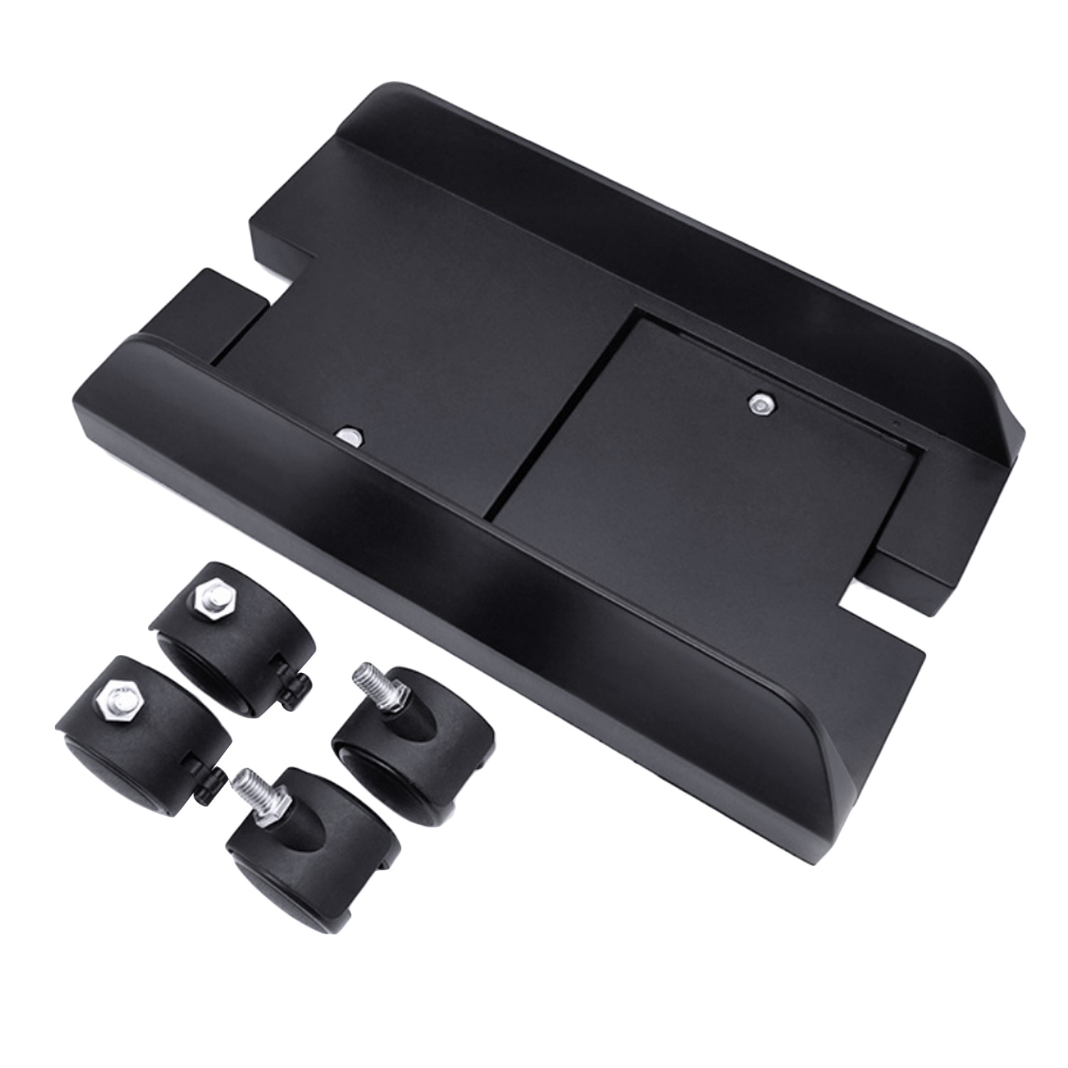 Verstelbare Computer Case Cpu Rolling Holder Bracket Stand Desktop Mainframe Opbergrek Met 4 Zwenkwielen Voor Home Office