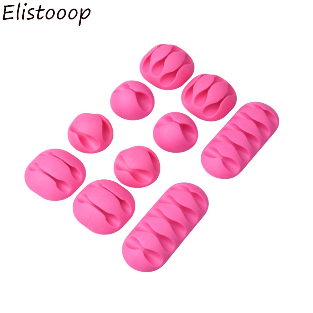 Cable Winder Multipurpose Single Double Five holes Wire Cord Cable winder Ties USB Charger Holder Organizer