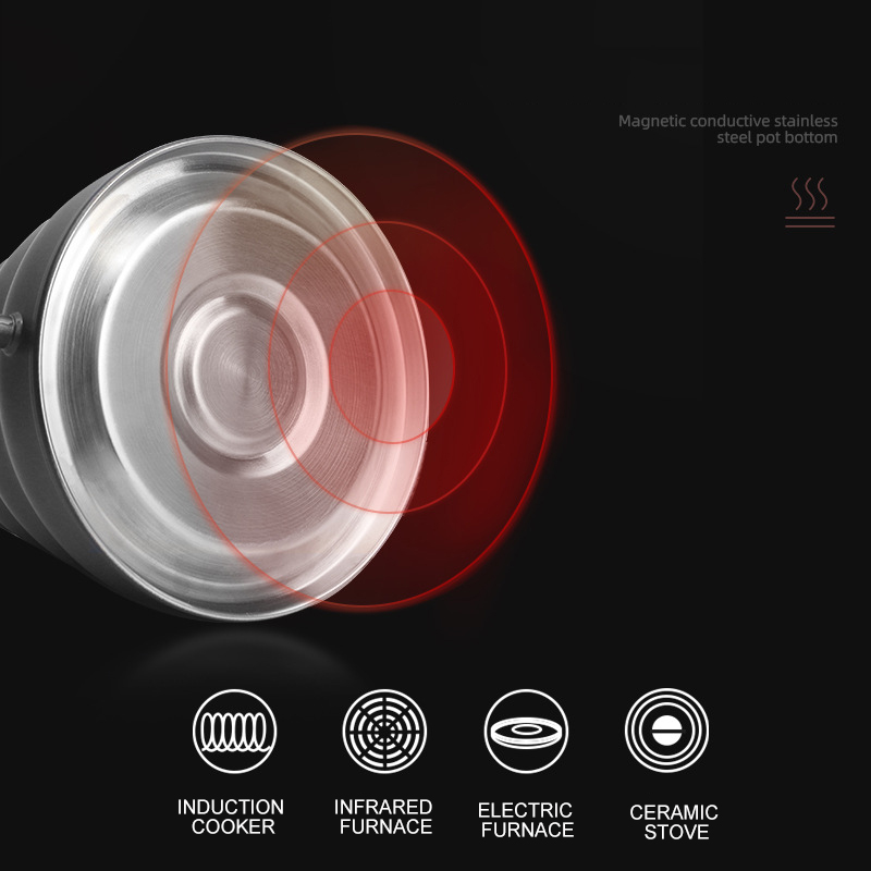 Coffee Drip Kettle Pot Stainless Steel Thin Mouth Gooseneck Coffee Pot Pour Over Drip Coffee Kettle 1L/1.2L with Thermometer