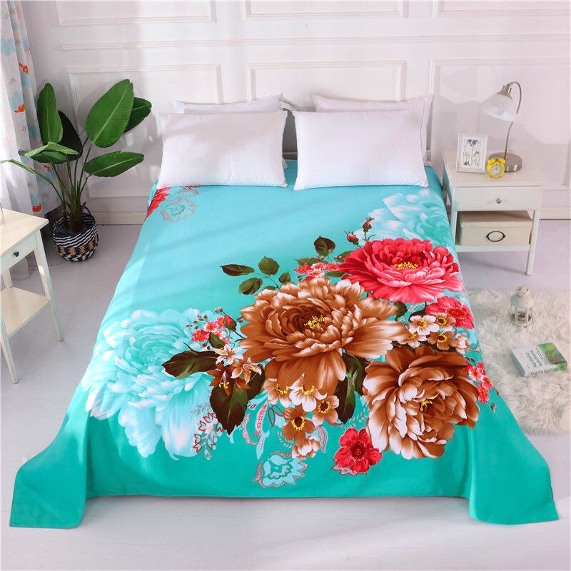 Verdicken Gebürstet Flache Blatt Sanft Schleif König Größe Bett Blatt verrotten Hochzeit Bettlaken 245x245cm Keine Kissenbezug: Farbe 8
