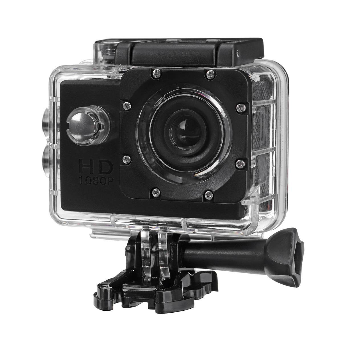 Sports Camera 1080P 4K 2.0'' Waterproof Recorder Sj4000 LCD Screen Outdoor Skiing Driving Sport DV Camcorder Multifunctional: Black