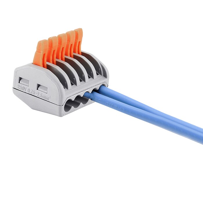 60X 2 3 5 pin Terminal Clamp Compact Wire Wiring Universal Compact Wire Wiring Connector Conductor Terminal Block
