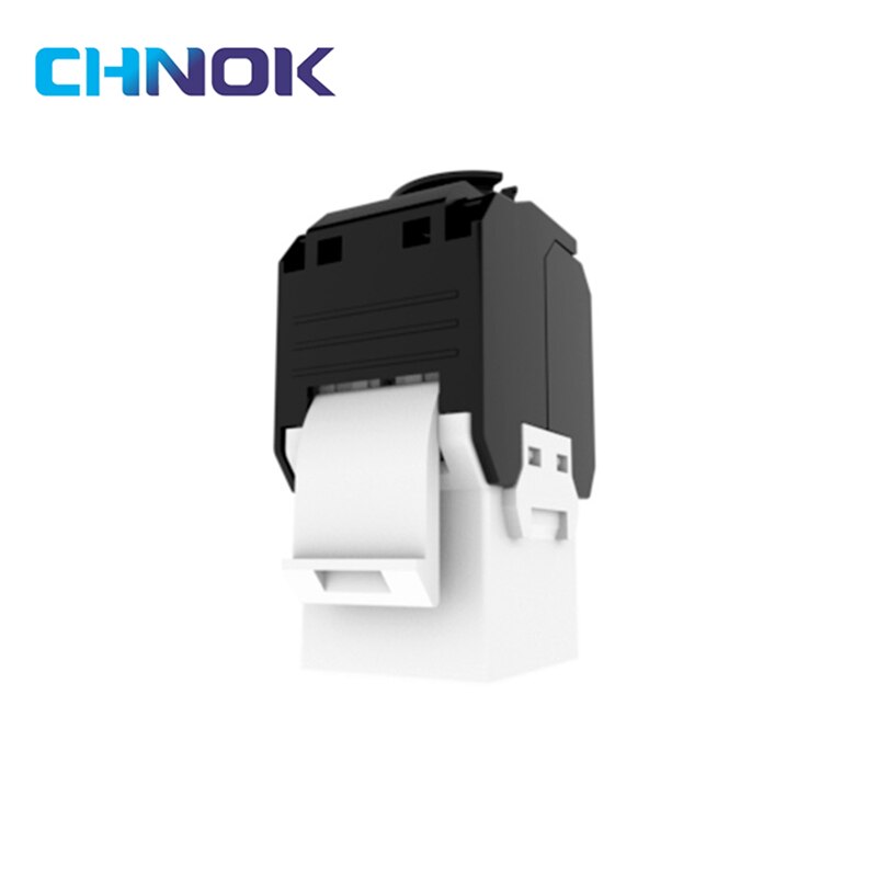 Módulo de red CAT6A, conector RJ45, acoplador de ordenador, adaptador de Cable, conector Keystone Ethernet