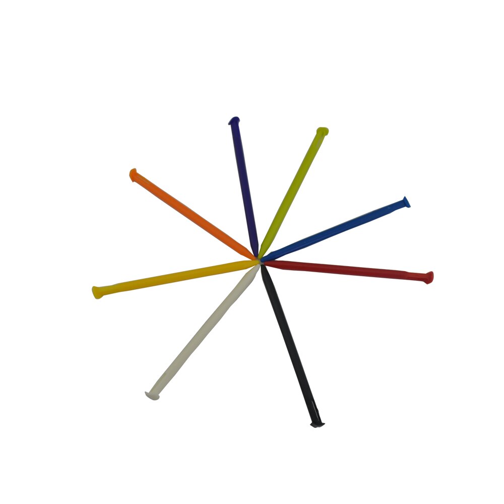 Bolígrafo de pantalla táctil de plástico multicolor, 7 piezas, portátil, 3 D S