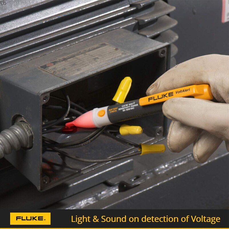 FLUKE-Bolígrafo eléctrico de alta precisión, Detector de alarma con pantalla Digital, voltaje de 200-1000V, sin contacto, serie 1AC-C2 II