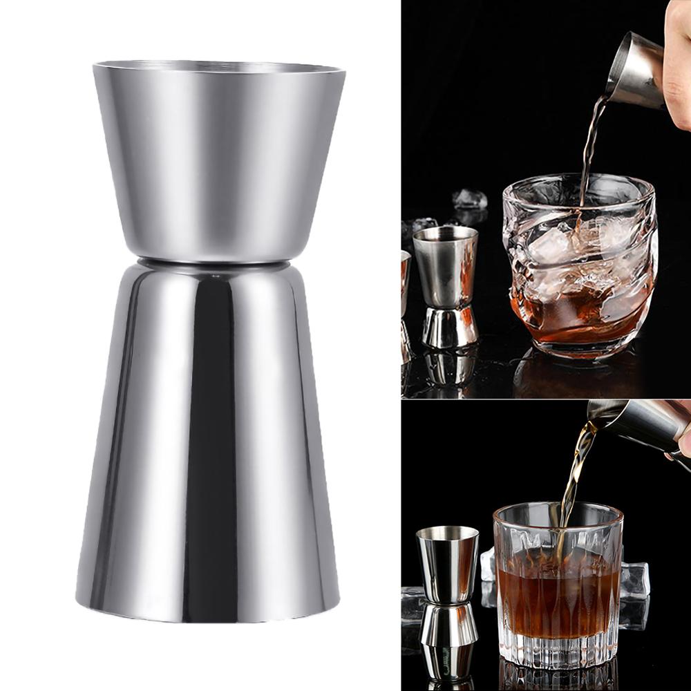 15/30ML Stainless Steel Measuring Cup Bar Metal Measuring Wine Glass Ounce Cup Bartending Measurement For