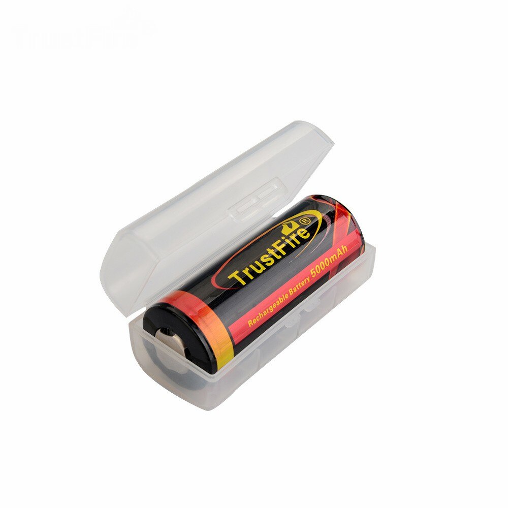 Trustfire Rechargeable 26650 5000mah Battery li-ion Battery 3.7V Cell Rechargeable batteries With Protection Flat Top