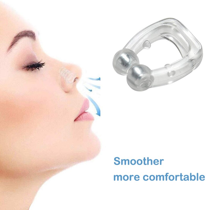 Magnetic Nose Plug Nose Clip Anti-Snoring Device Mini Snore Solution Device Anti Snoring Magnetic Nasal Splint