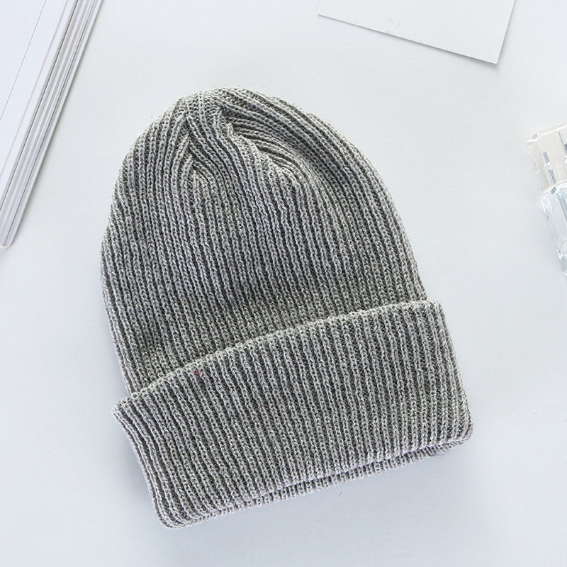 Men Women Knit Baggy Beanie Oversize Winter Hat Ski Winter Knitted Cap Woman Solid Color Hip Hop Boys Girls