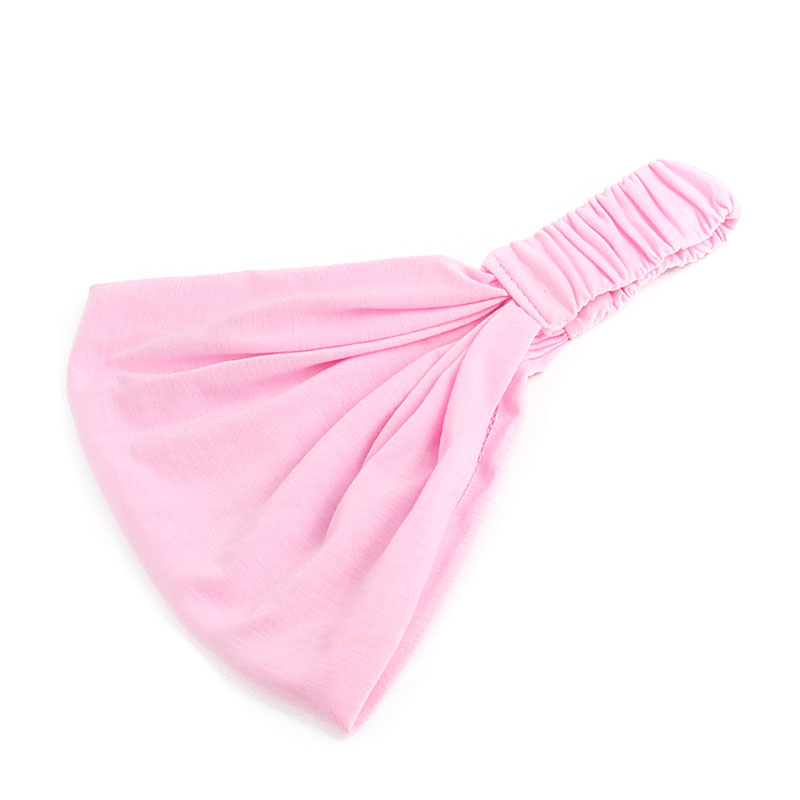 zomer dames effen katoenen hoofdband elastische brede zachte meisjes sport yoga geknoopte hoofdband hardloopzweetband voor tennisgymnastiek