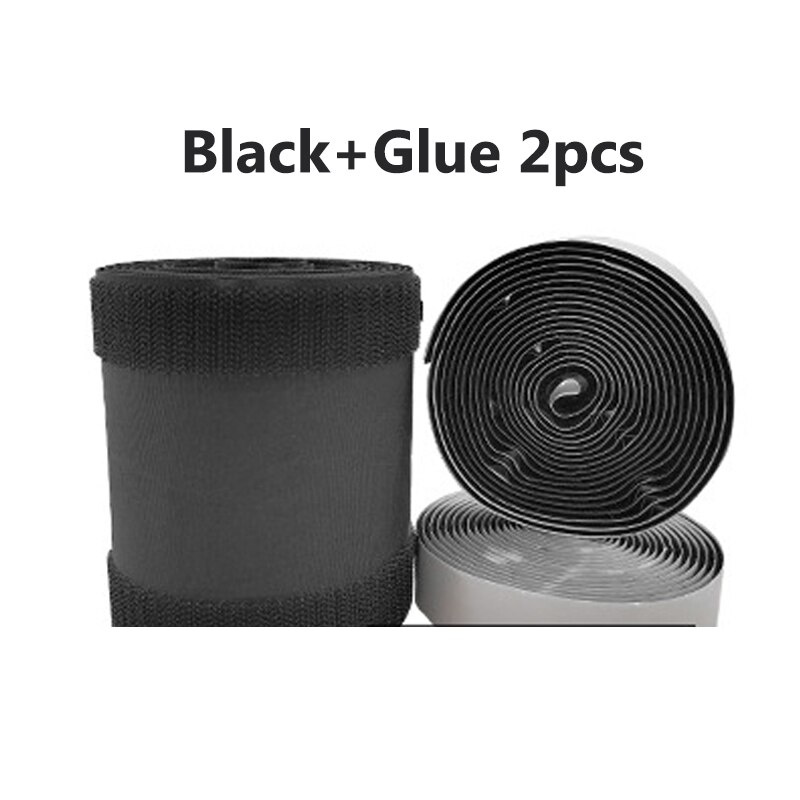 1/3M Soft Cable Cover Protector Prevent Trip Hazard DIY Hook&amp;Loop Cable Tidy Clips Holder for Home Office Floor/Carpet Organaing: Black glue / 300cm