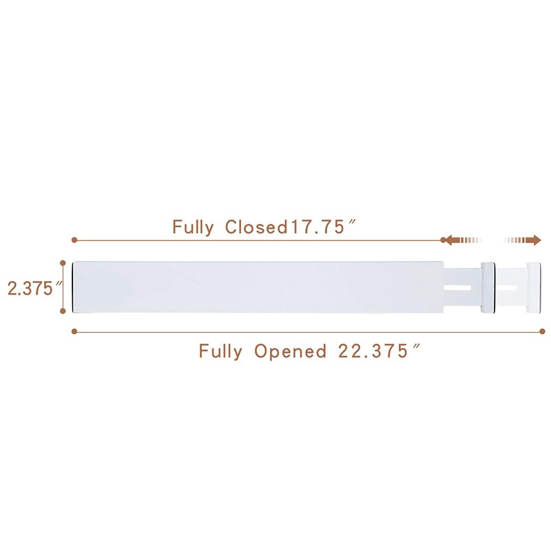 LIXF Bamboo Drawer Dividers Kitchen Drawer Organizers Spring Adjustable & Expendable Tray Organizer for Kitchen, Baby Drawer, Ba