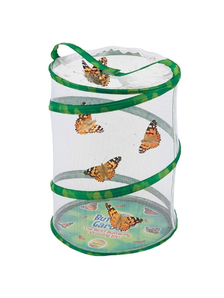 Insect and Butterfly Habitat Cage Terrarium Insect Mesh Cage Bug Terrarium House See Through Easier Garden Growing Kits