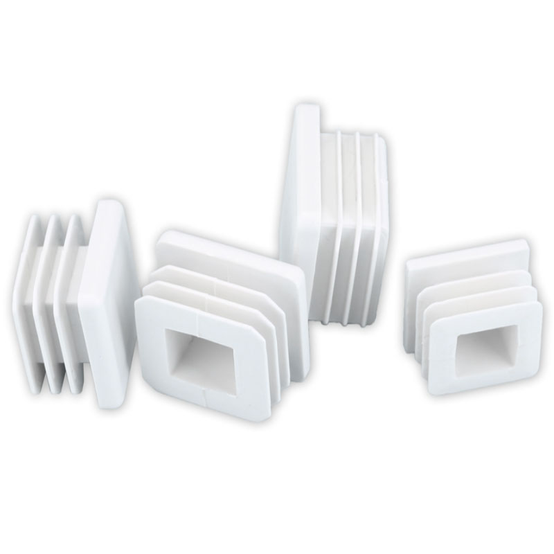 Tapa de plástico cuadrada para muebles de sala de estar, tapón de inserción de tubo, tapa de pies de mesa, marco de cama, color blanco/negro: OD9,4 mm / YELLOW