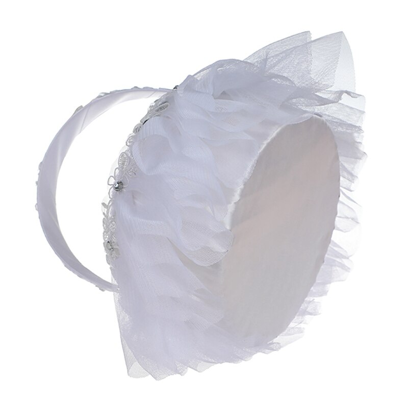 Suitable Wedding Flower Basket Flower Petal Basket Wedding Flower Basket Western Style Lace Wedding Supplies: 3