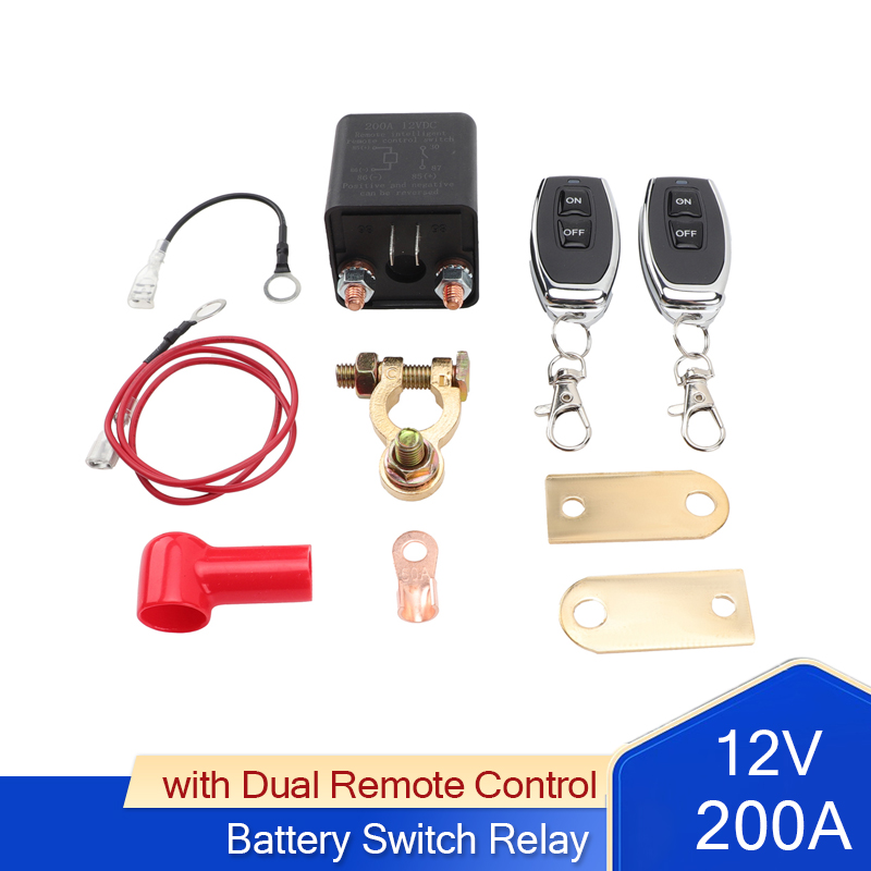 Produktbild von Mxuteuk 4-Leiter Anhänger-Fernbedienungsschalter – 12V DC – Magentisch, 15 Fuß Kabel – Für Absenkung, Hubtüren, Kipper – G018-4W