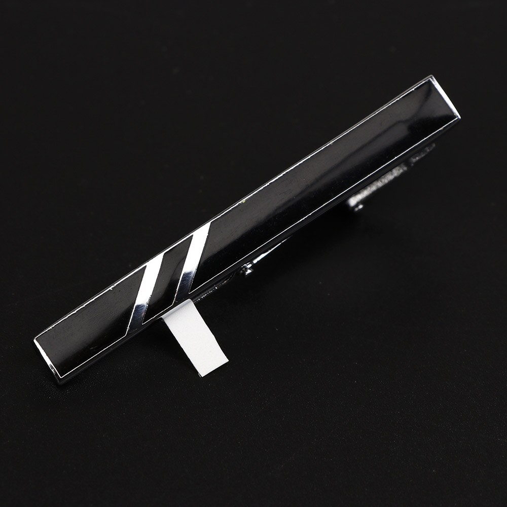Brand Tie Clip Sieraden Eenvoudige Emaille Mens Business Luxe Bar Pinch Sluiting Tie Pin: 13