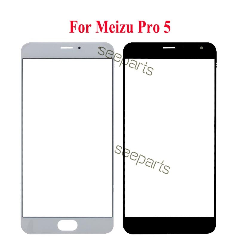 Meizu pro 5 lente de cristal exterior meizu pro 7 Plus cristal frontal meizu pro 6 Plus Panel de pantalla piezas de repuesto meizu pro 7 cristal frontal