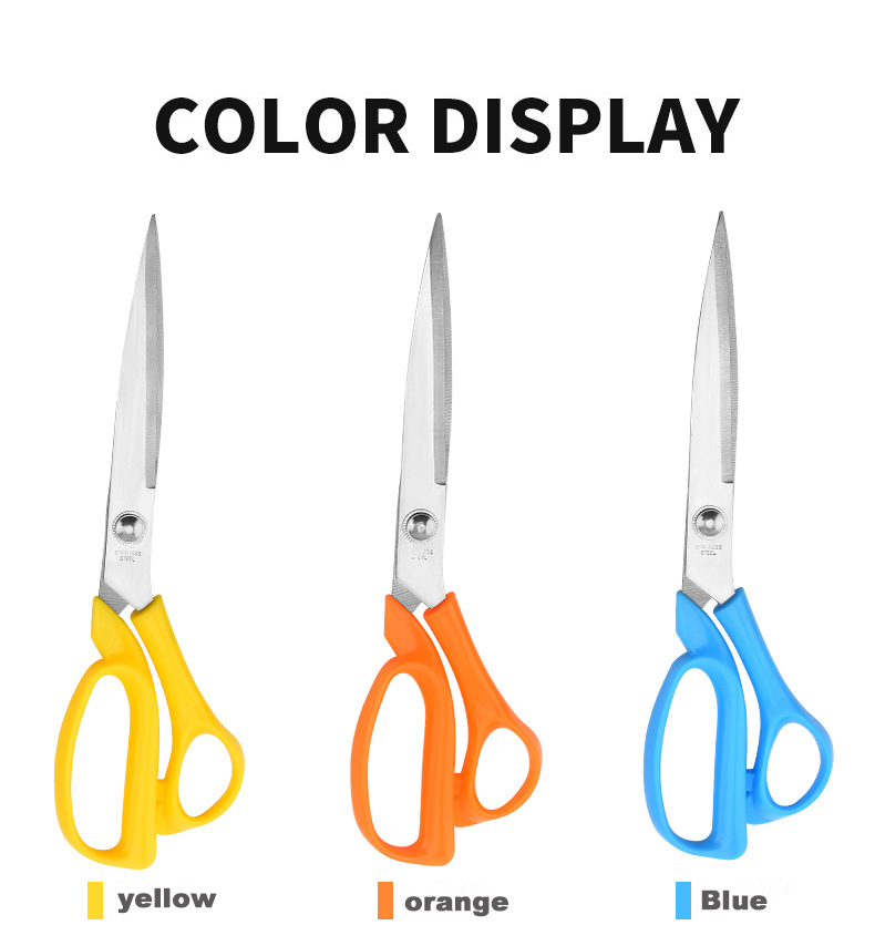 Ompelusakset monikäyttöiset terävät sakset ruostumattomasta teräksestä valmistetut sakset suojakuorella kotitoimiston kirjonta askartelutarvikkeet