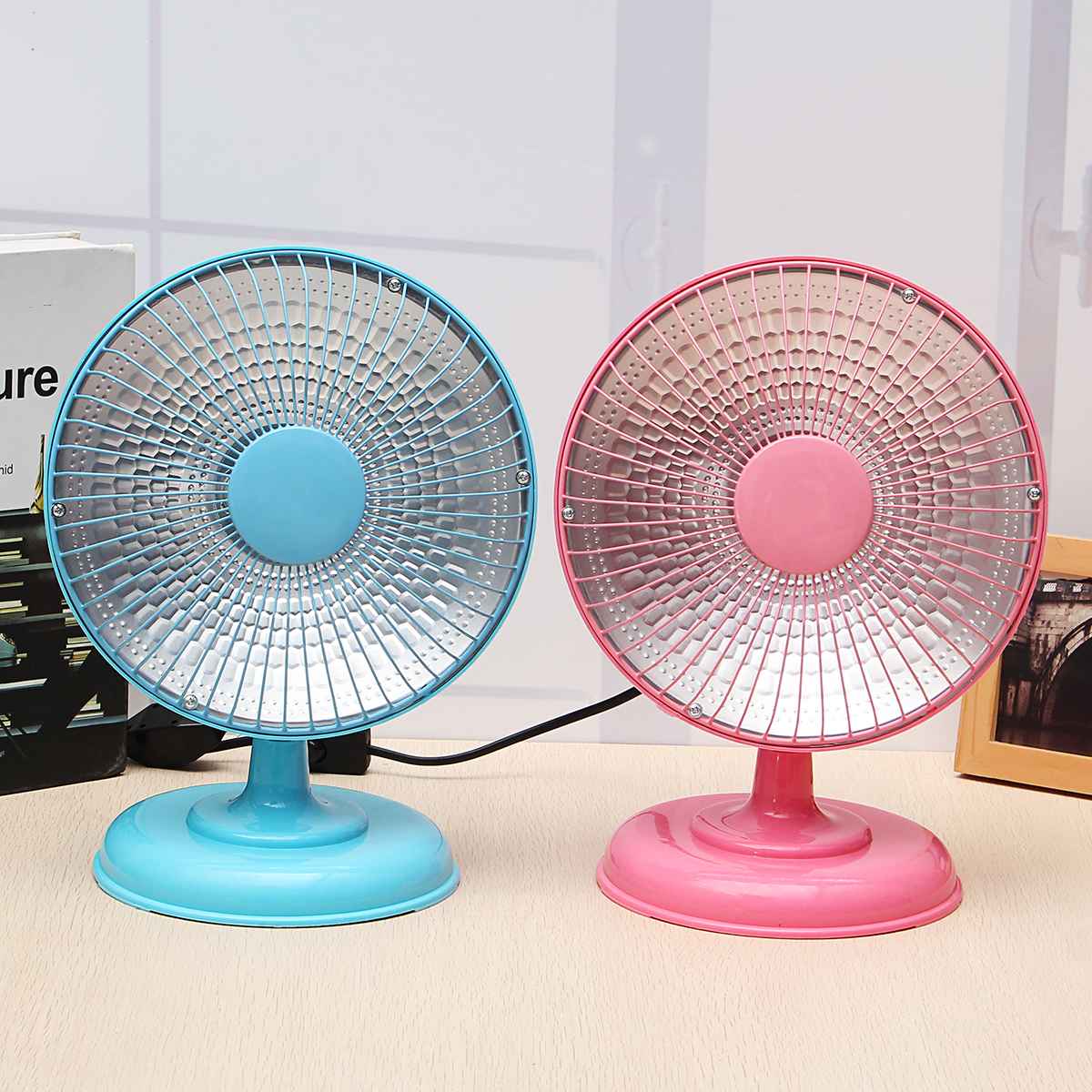 Mini Fan Heater For Home 220W Electric Heater Portable Home Heating Desktop Electric Air Heater Warmer Fan Office Room Heaters