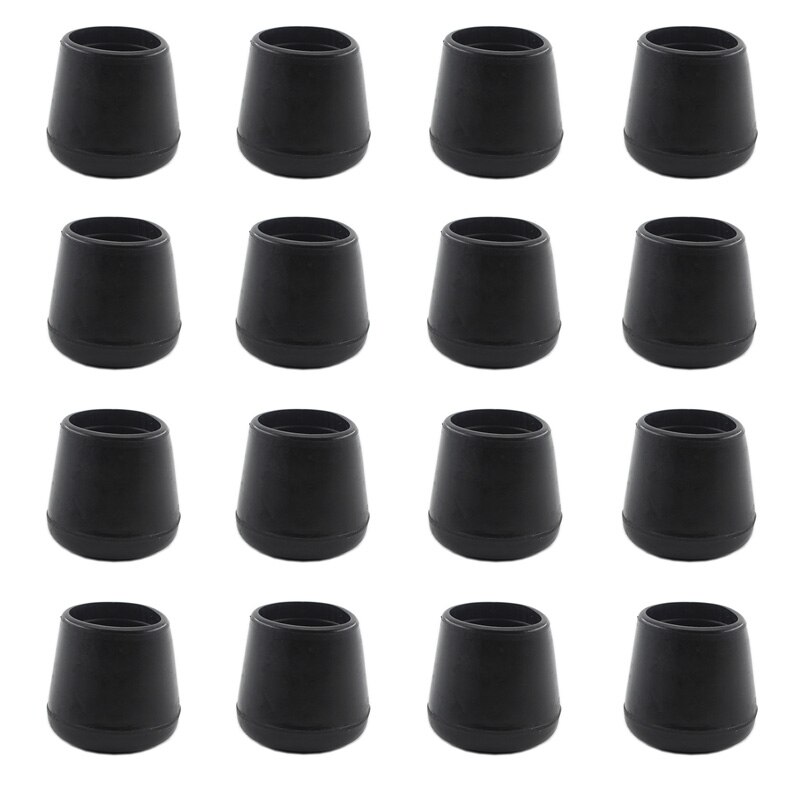 Rubber feet,Chair leg caps,Round Chair Leg Tips Caps,Anti-Slip Black Rubber Table Feet Covers Chair Leg,SoftTouch Rubber Leg Tip